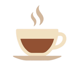 Steamy cup of coffee